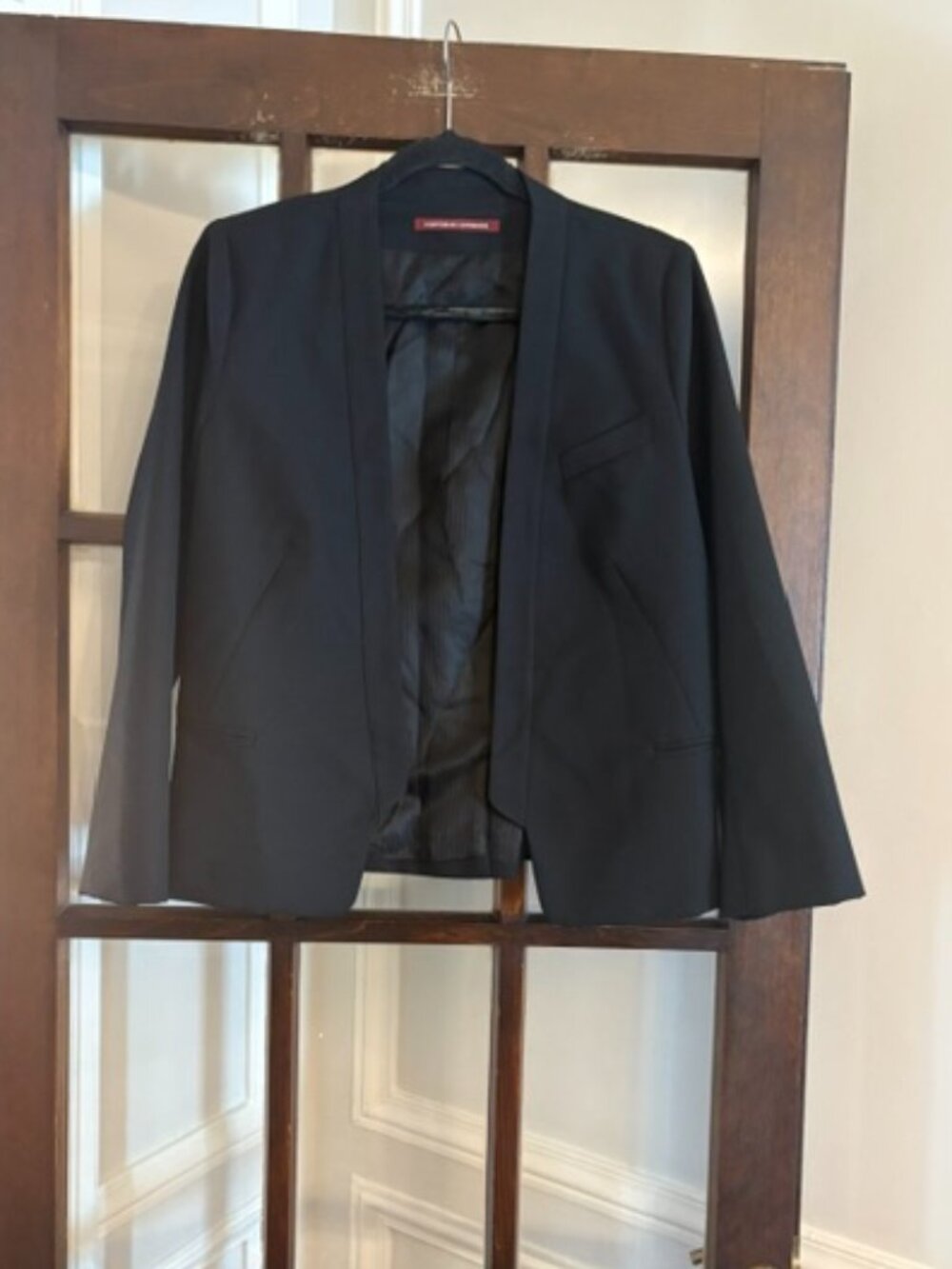 Comptoir Des Cottoniers Black Blazer, Size 38 (Medium)